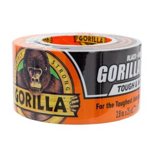 Gorilla Tough & Wide Duct Tape, 2.88" x 25yd, Black,