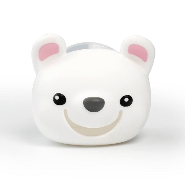 Hoobbe Animal Toothbrush Holder for Kids, Cute Toothbrush Holder with Mirror / Glass / Wall Mounted Suction Cup, bathrooms Accessories, Decor and Organizer (Polar Bear) - Image 2