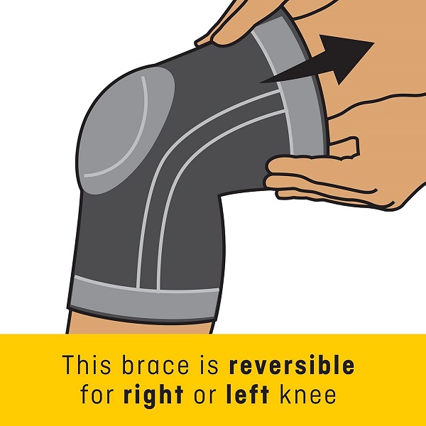 Large : Futuro Active Knit Knee Stabilizer - Image 5