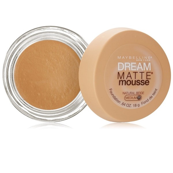 Maybelline New York Dream Matte Mousse Full Coverage Foundation For Sensitive Skin, Natural Beige, 18Ml, Pack Of 1