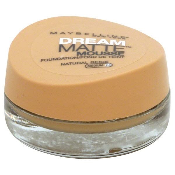 Maybelline New York Dream Matte Mousse Full Coverage Foundation For Sensitive Skin, Natural Beige, 18Ml, Pack Of 1 - Image 2