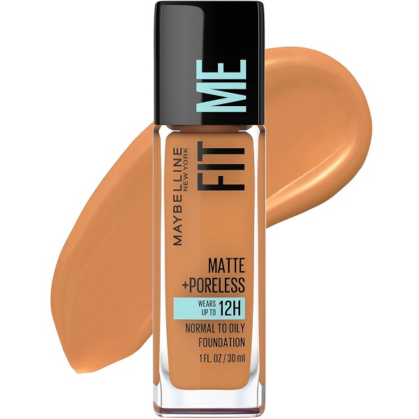 Maybelline New York Fit Me Matte + Poreless Oil Foundation (Warm Sun, 1 Fluid Ounce)