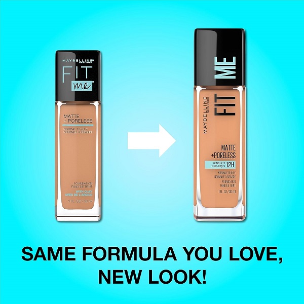 Maybelline New York Fit Me Matte + Poreless Oil Foundation (Warm Sun, 1 Fluid Ounce) - Image 2