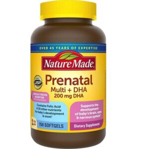 Nature Made Prenatal Multi + DHA, 200Mg, 150 Softgels
