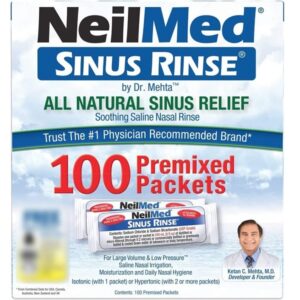 Neilmed Sinus Rinse Premixed Packets, 100 Packets