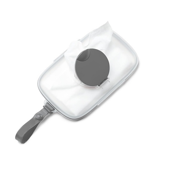 Skip Hop Baby Snug Seal Wipes Case (Gray) - Image 2