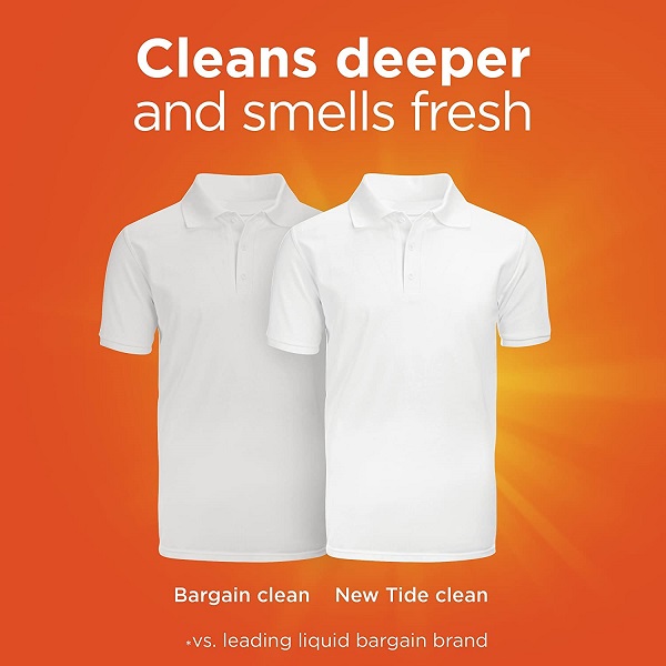 Tide Liquid Laundry Detergent, Original, 32 loads, 46 fl oz, HE Compatible - Image 5