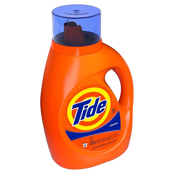 Tide Liquid Laundry Detergent, Original, 32 loads, 46 fl oz, HE Compatible - Image 7