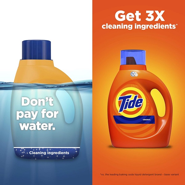 Tide Liquid Laundry Detergent, Original, 32 loads, 46 fl oz, HE Compatible - Image 9
