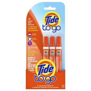Tide To Go Instant Stain Remover Liquid Pen, 3 Count, Fresh