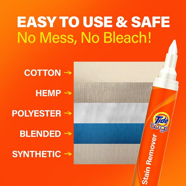 Tide To Go Instant Stain Remover Liquid Pen, 3 Count, Fresh - Image 5