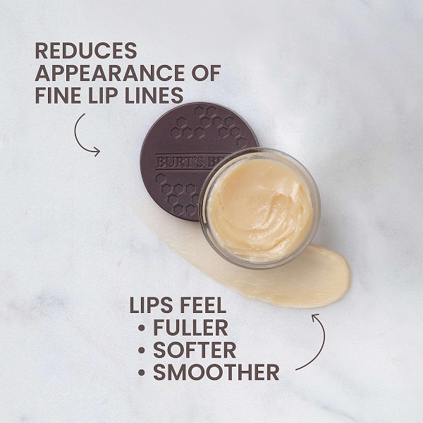 Burt's Bees 100% Natural Overnight Intensive Lip Treatment, Ultra-Conditioning Lip Care, 0.25 ounce - Image 4