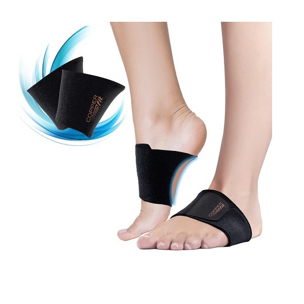 Copper Fit Health Unisex Arch Relief Plus with Built-In Orthotic Support