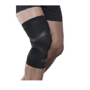 Copper Fit Pro Series Performance Compression Knee Sleeve, Black with Copper Trim, X-Large
