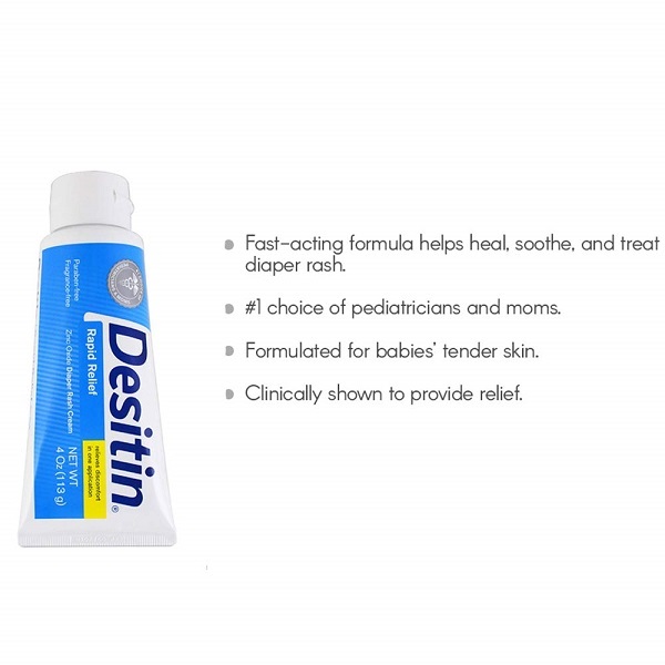 Desitin Maximum Strength Zinc Oxide Diaper Rash Paste 4.8 oz. (Pack of 3) - Image 5