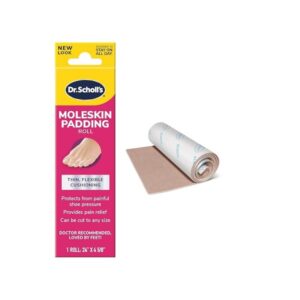 Dr. Scholl's Moleskin Plus 24" x 4 5/8" Padding Roll, 1 Count