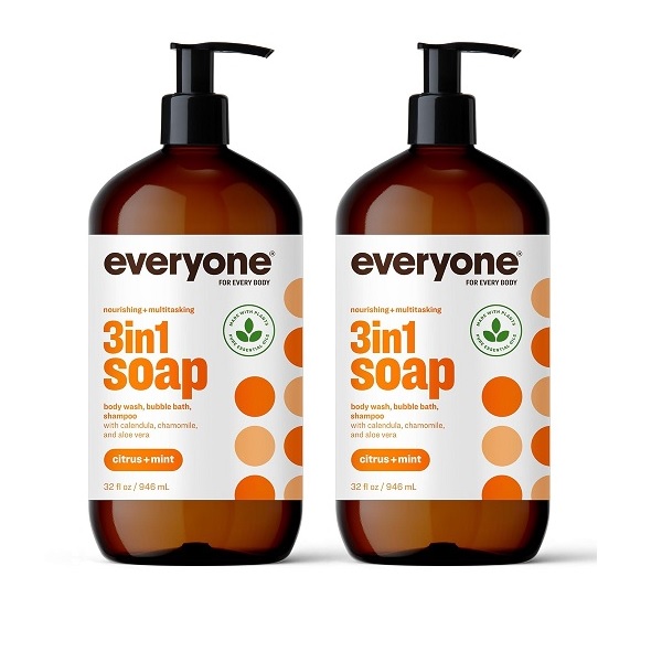 Everyone 3-in-1 Soap citrus mint 32oz twin pack