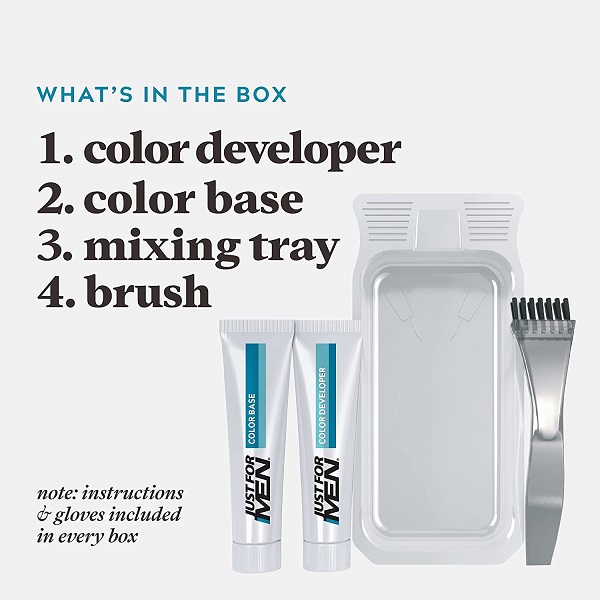 JUST FOR MEN Mustache & Beard Brush-In Color Gel, Blond M-10/15 1 Each (Pack of 2) - Image 3