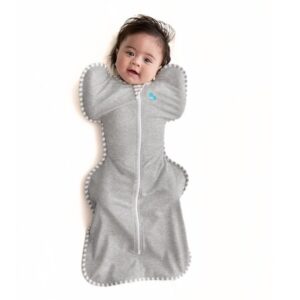 Love To Dream Swaddle UP Original 1.0 TOG, Gray, Medium, 13-18.5 lbs