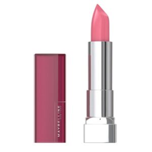 Maybelline Color Sensational Lipstick, Lip Makeup, Cream Finish, Hydrating Lipstick, Nude, Pink, Red, Plum Lip Color, Pink Sand, 0.15 oz. (Packaging May Vary)
