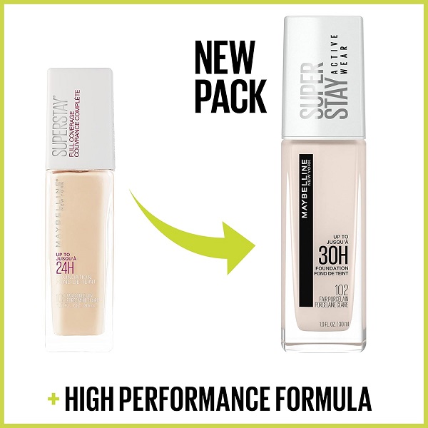 Maybelline New York Super Stay Full Coverage Luminous, Natural Liquid Foundation For All Skin Types (Sand Beige, 1 Fluid Ounce) Luminous & Natural Finish, Pack Of 1 - Image 6