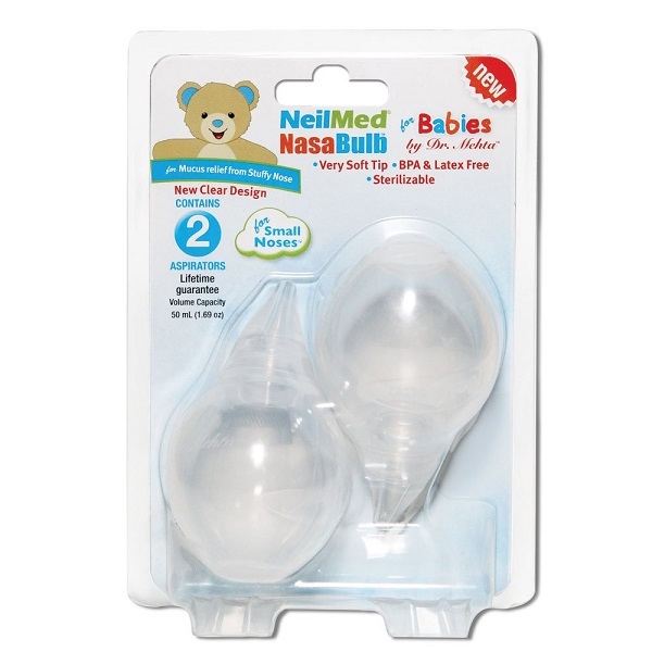 Gentle NeilMed NasaBulb for infant congestion relief