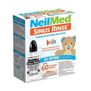 NeilMed saline nasal rinse for kids congestion relief