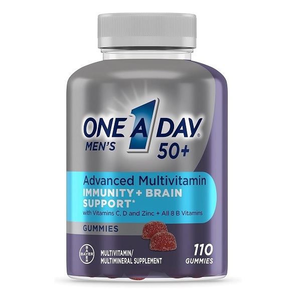 Brain and immunity support gummies for men 50 plus