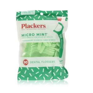 Plackers Micro Mint Flossers, 90 count