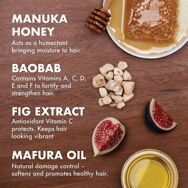 SHEA MOISTURE Intensive Hydration Honey & Mafura Oil Masque For Dry Hair, 354Ml,1 Count - Image 4