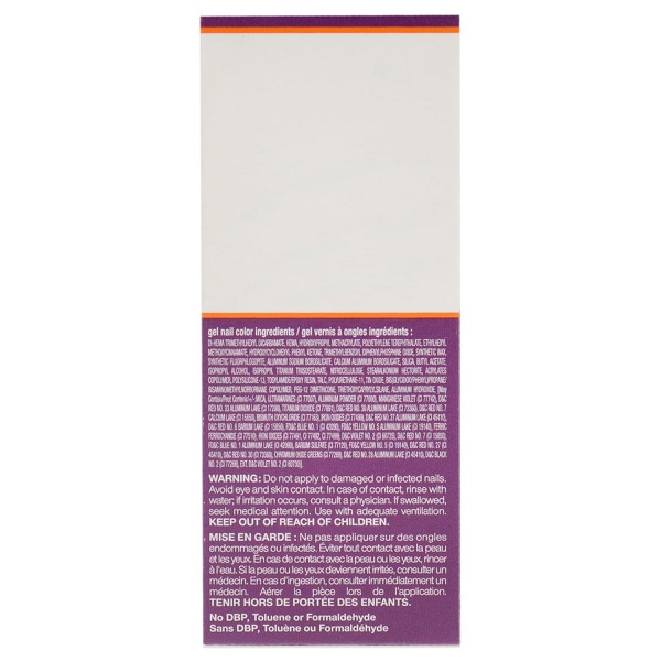 Sally Hansen Salon Gel Nail Polish, Polished Purple, 0.25 Fl Oz (Pack of 1) - Image 5