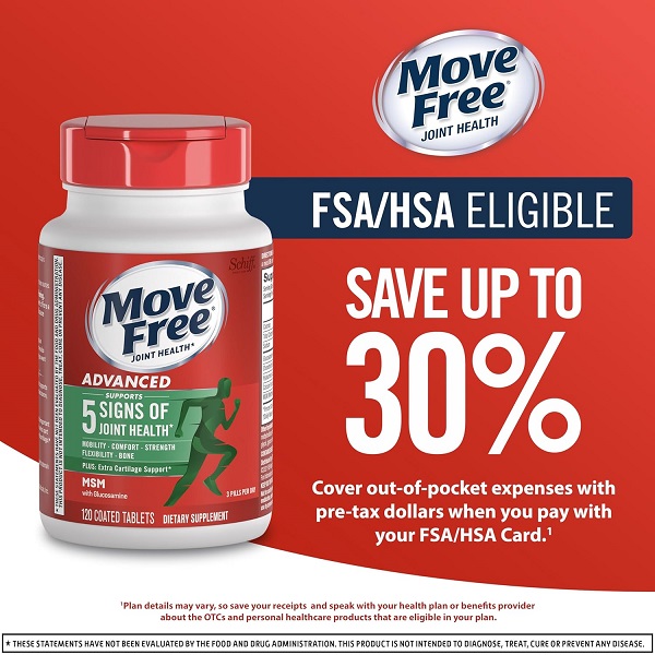 Schiff Move Free Joint Health, Glucosamine Chondroitin Plus MSM, 120 Coated Tablets - Image 4