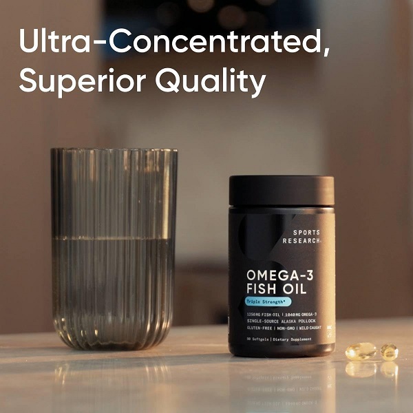 Sports Research Omega-3 Wild Alaskan Fish Oil(1250Mg Per Capsule) With Triglyceride Epa & Dha Heart, Brain & Joint Support Ifos 5 Star Certified, Non-Gmo & Gluten - Image 5