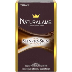 Trojan Naturalamb Lubricated Condoms, 10ct (packaging may vary)