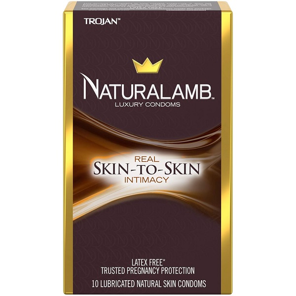 Trojan Naturalamb Lubricated Condoms, 10ct (packaging may vary)