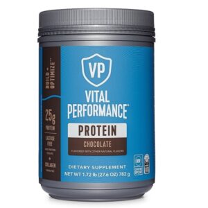 Vital Proteins chocolate protein powder for muscle recovery