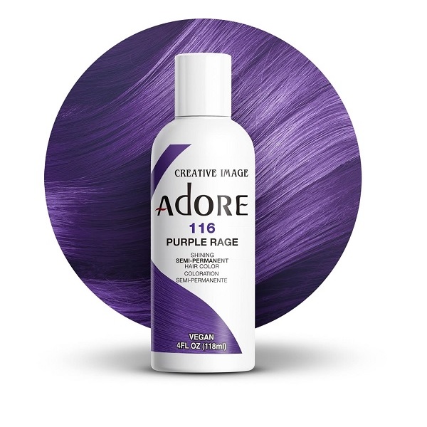 Adore Creative Image semi permanent hair color #116 Purple Rage bottle