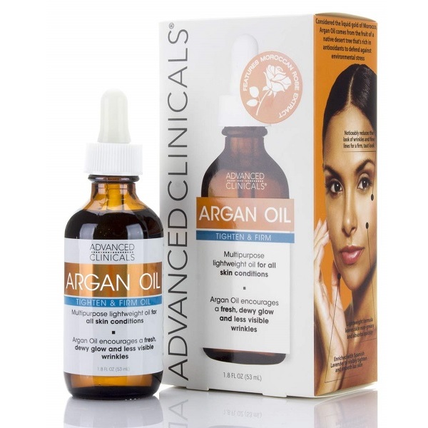 Argan oil enriched with antioxidants for anti-aging skincare