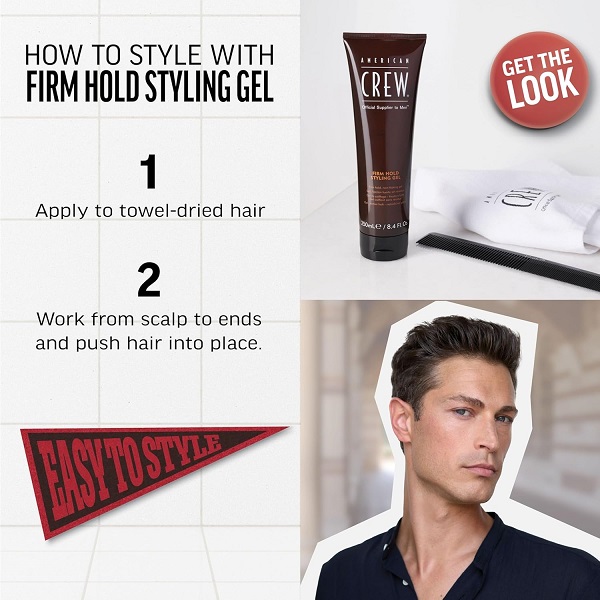 Create sharp styles with long-lasting control and natural shine