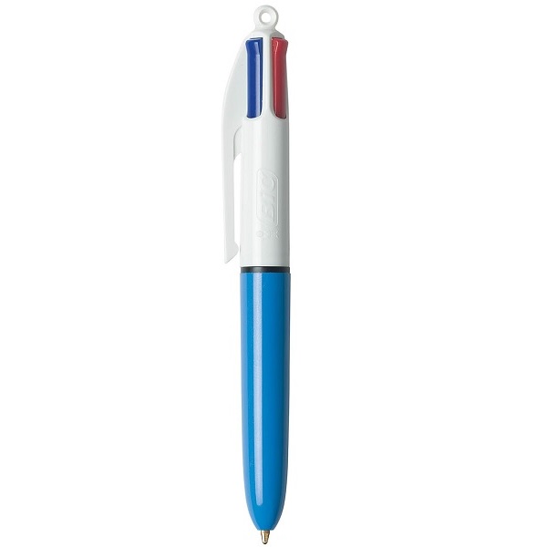 BIC 4-Color Mini Ball Pen, Medium Point (1.0mm), Assorted Ink, 2-Count - Image 2