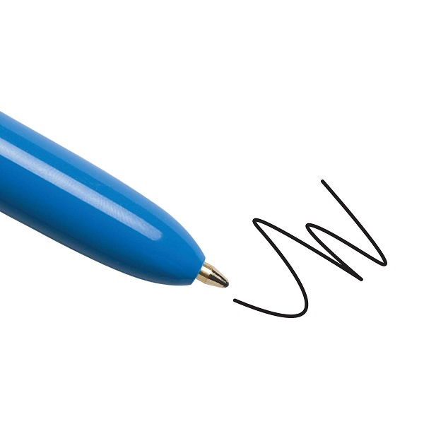 BIC 4-Color Mini Ball Pen, Medium Point (1.0mm), Assorted Ink, 2-Count - Image 3