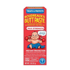 Boudreaux's Butt Paste Maximum Strength diaper cream 2 oz