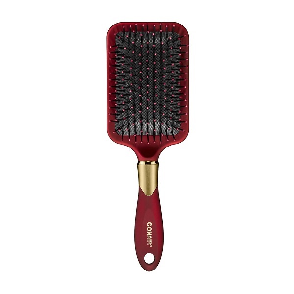 Conair Velvet Touch Paddle Hair Brush designed for detangling and smoothing