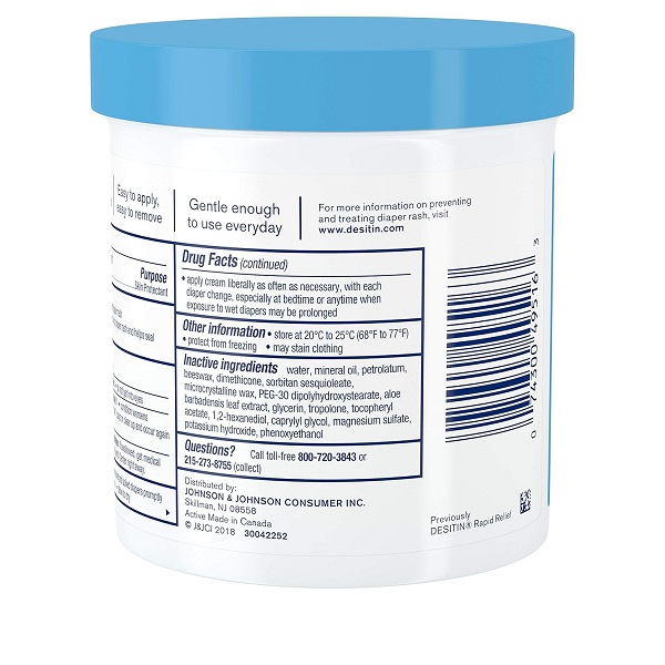 Desitin Rapid Relief Creamy Nappy Cream - 454G (16oz) - Image 4