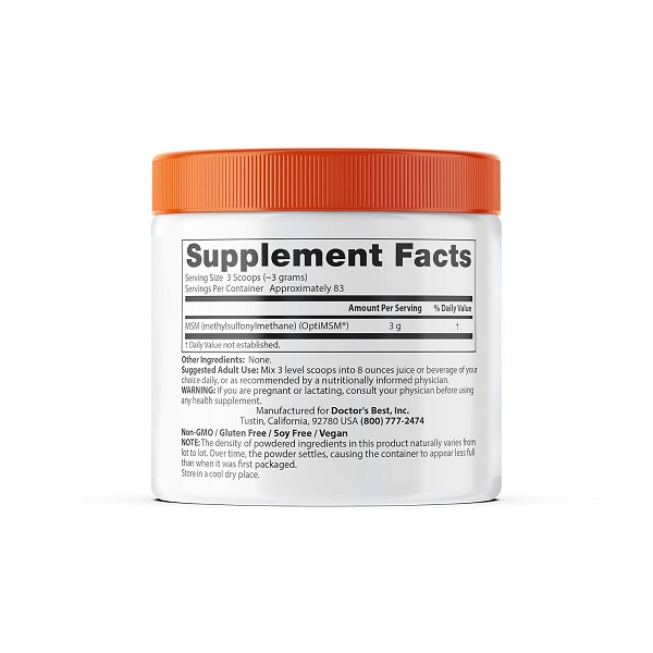 Clinically researched MSM formula ideal for recovery and active lifestyles.