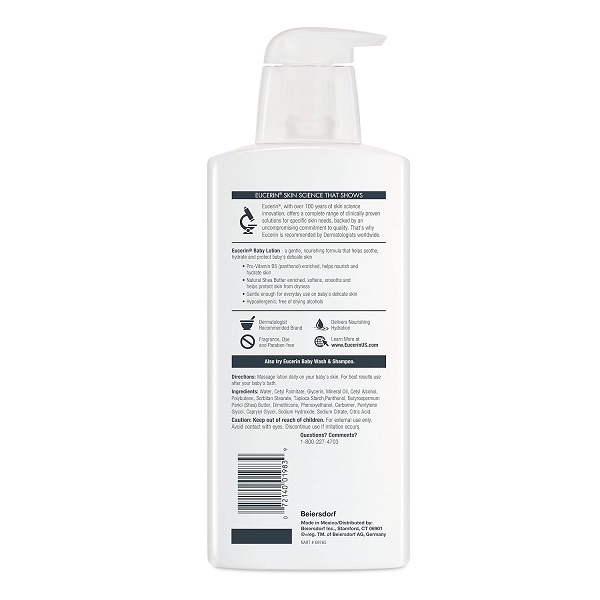 Eucerin Baby Body Lotion, 13.5 Ounce - Image 2