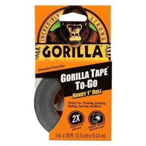 Gorilla Tape Handy Roll black 1 pack heavy-duty adhesive