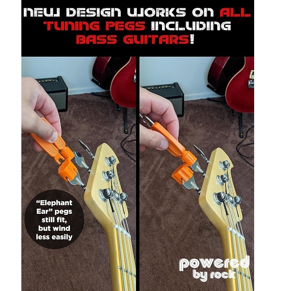 Guitar String Winder, String Cutter and Bridge Pin Puller - 3-in-1 Guitar Tool for Acoustic and Electric Guitars - Wind Guitar Strings Quickly - Cut Excess String Off - Pull Pins Out Easily - Image 8