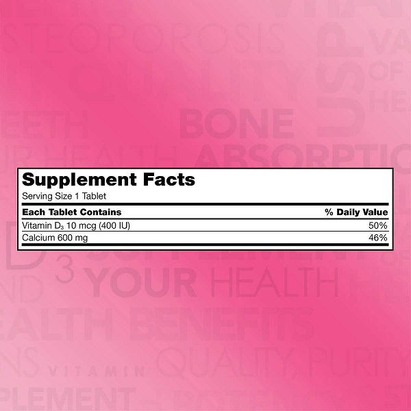 Kirkland Signature Calcium Multivitamin Tablet, 500 Count - Image 2
