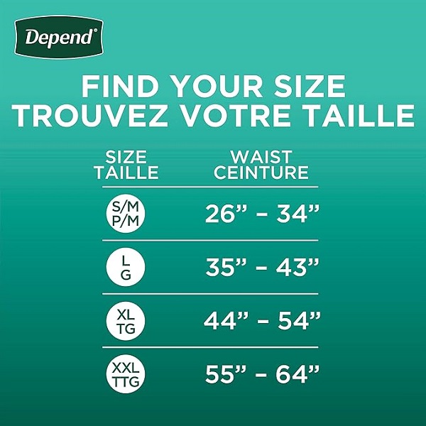 Large, 17: Depend Fit-Flex Incontinence Underwear For Men, Maximum Absorbency, L, Gray, 17 Count (Packaging May Vary) - Image 4